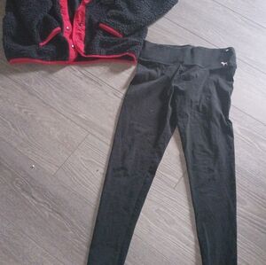 PINK Victoria's Secret Black Yoga Leggings